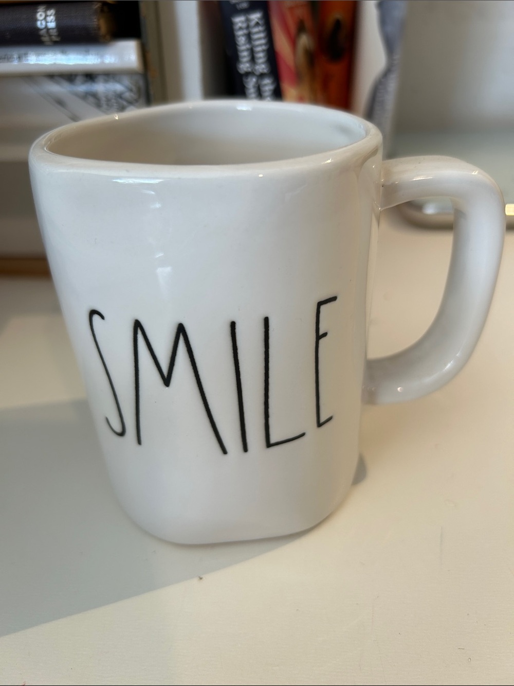 Rae Dunn SMILE Mug, New without tags